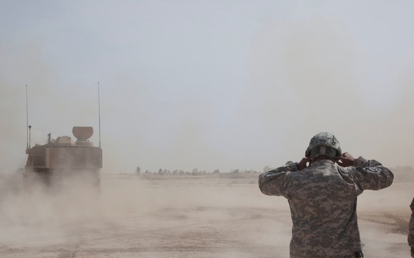 Artillery qualifications at Besamaya Range
