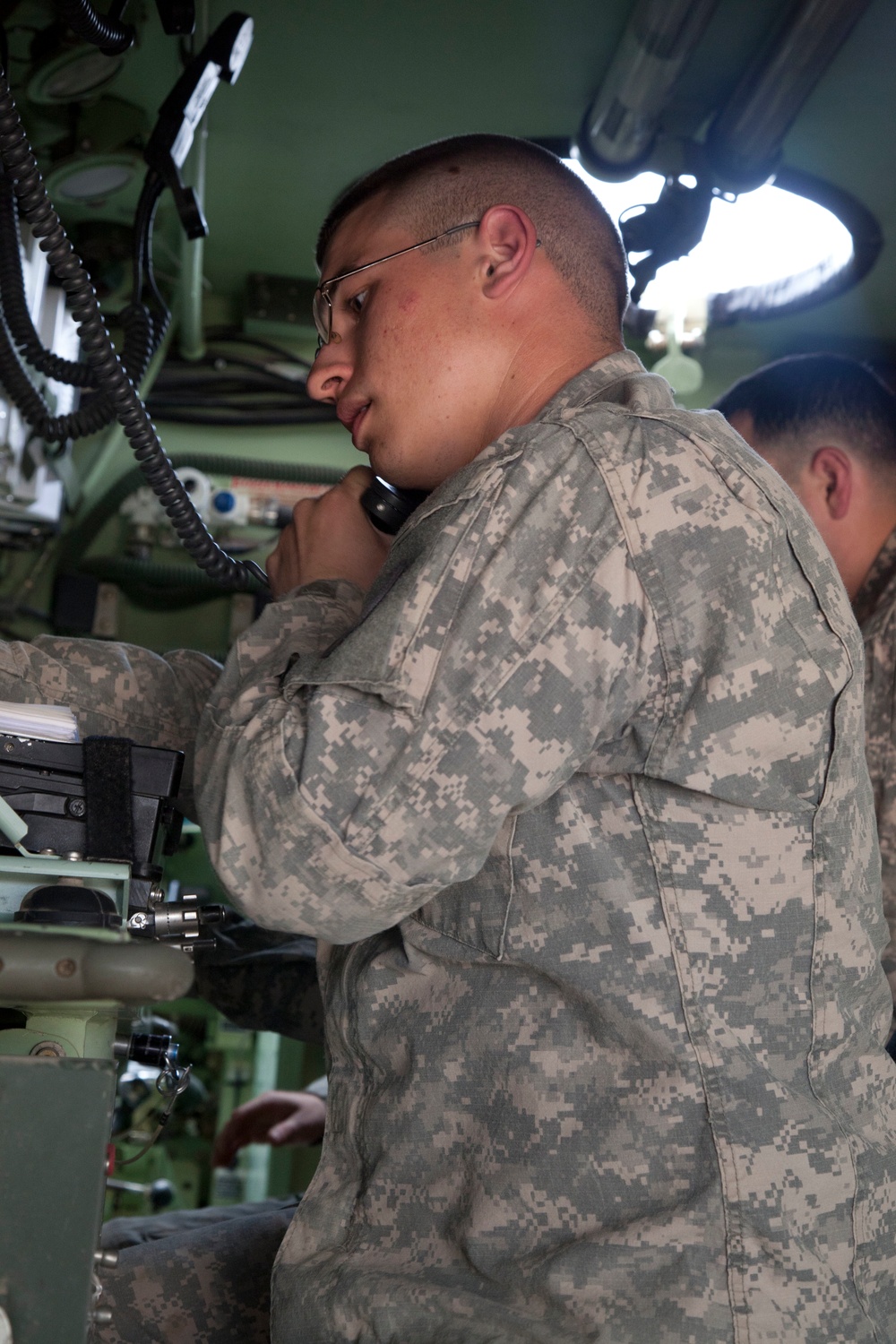 Artillery qualifications at Besamaya Range