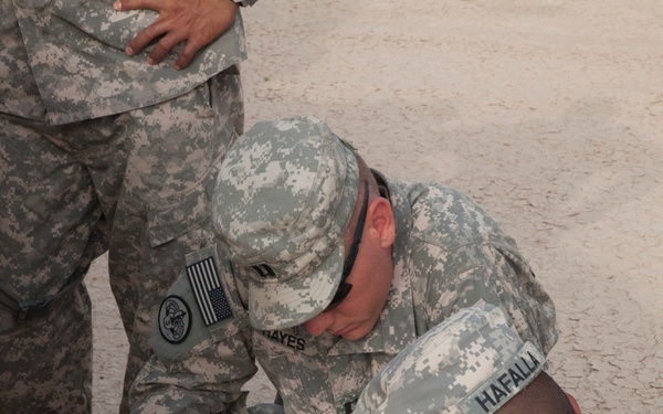 Artillery qualifications at Besamaya Range
