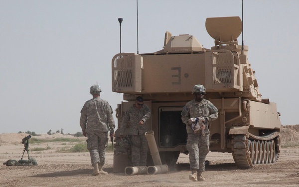 Artillery qualifications at Besamaya Range