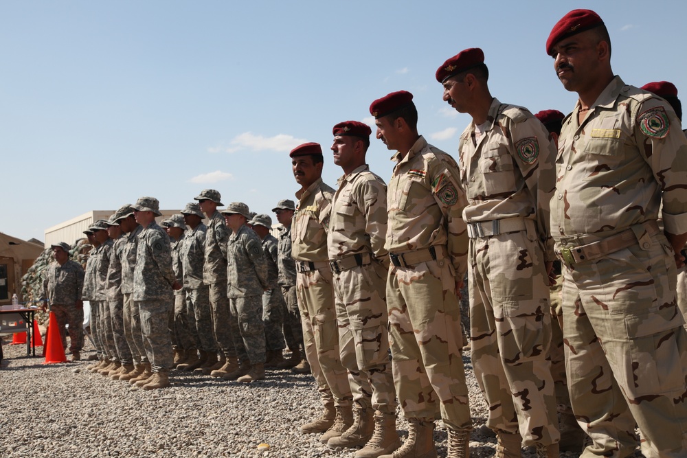 Transition ceremony at Fort McHenry