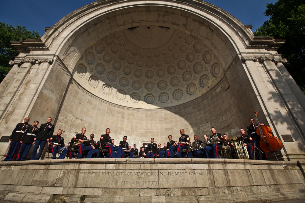 Marine Band performs in Central Park