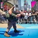 Marines demonstrate martial arts in Times Square