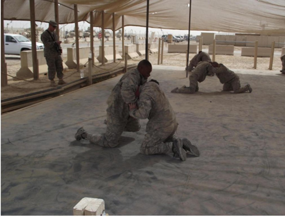 ‘Griffin’ Battalion soldiers brush up on Modern Army Combatives