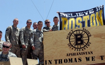 1-181 Infantry Supports Boston Bruins