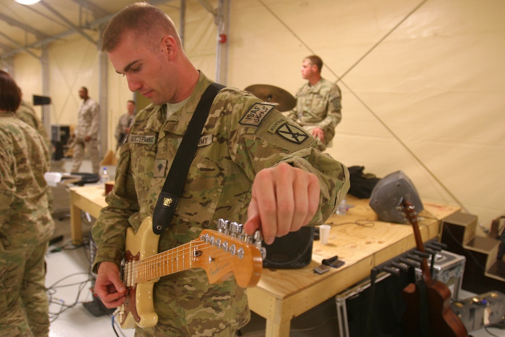 Army Rock Band Brings Music, Morale to FOB Delaram II