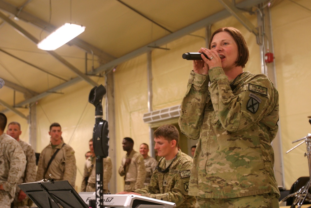 Army Rock Band Brings Music, Morale to FOB Delaram II