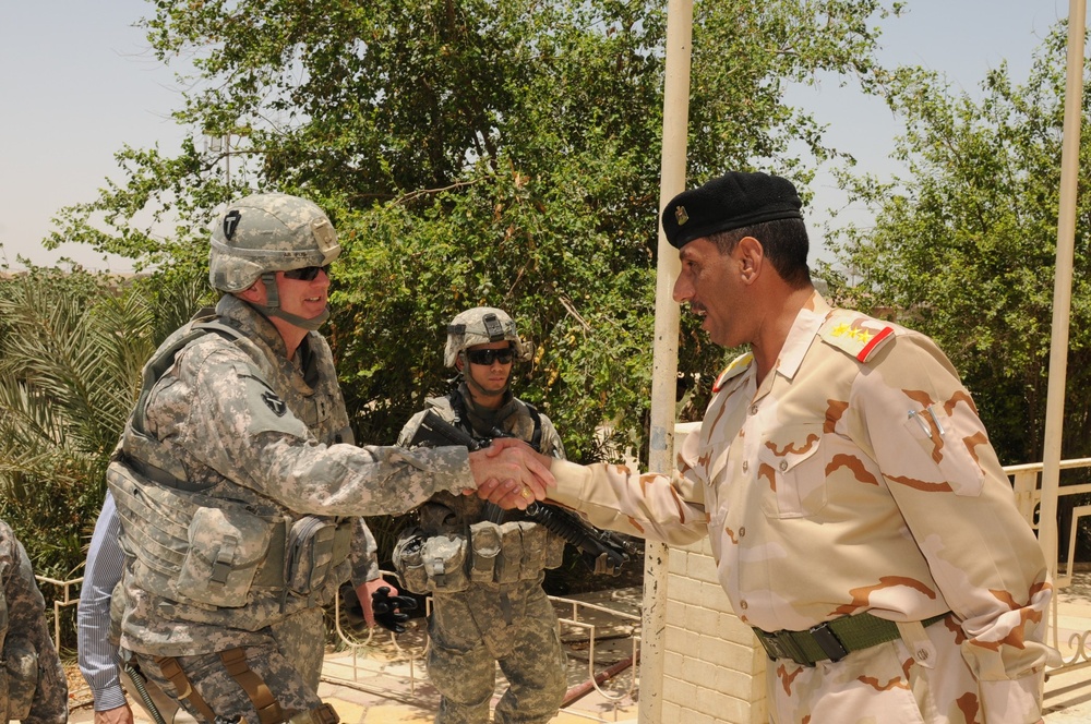 MG Spurgin visits Basrah Operations Center