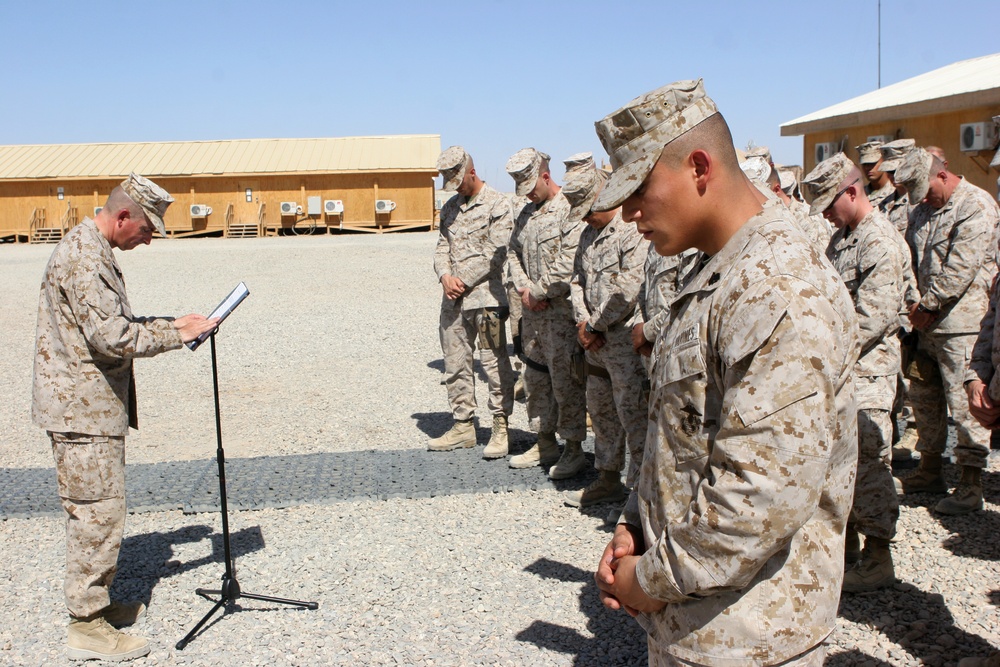 RCT-8 Observes Moment of Silence on Memorial Day