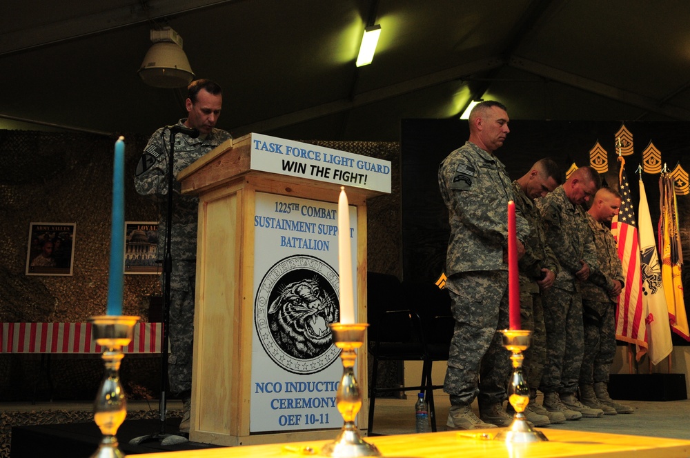 ‘Light Guard’ Inducts New NCO’s to Corps