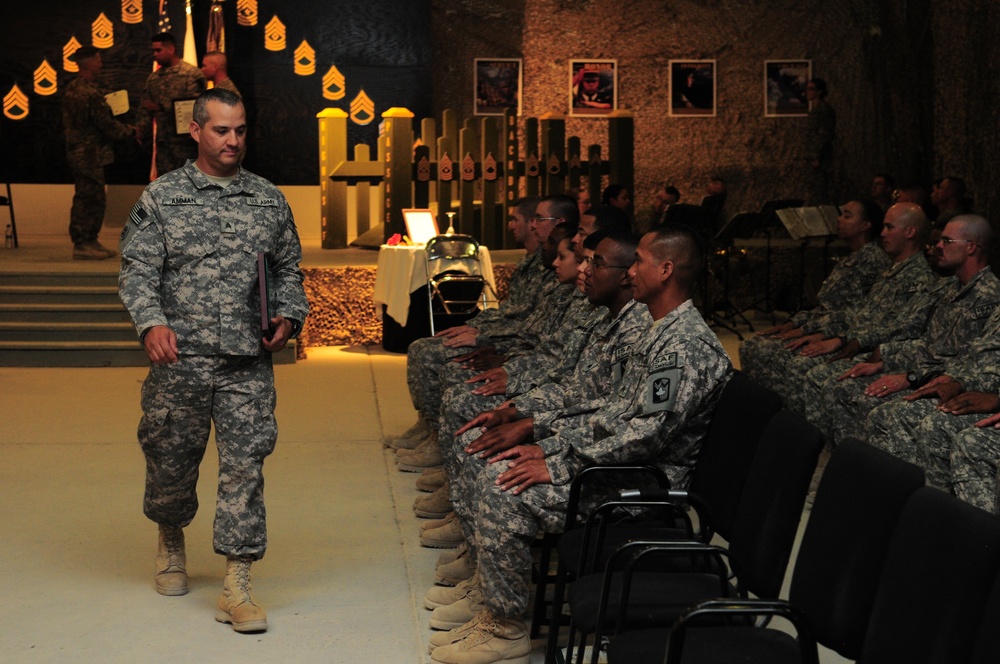 ‘Light Guard’ Inducts New NCO’s to Corps