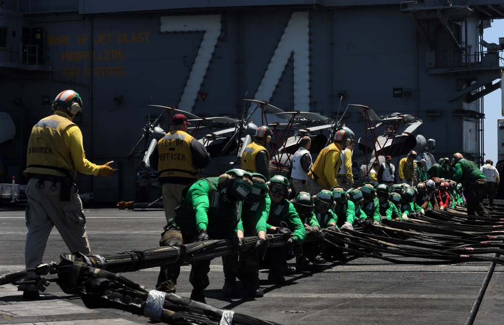 USS John C. Stennis action