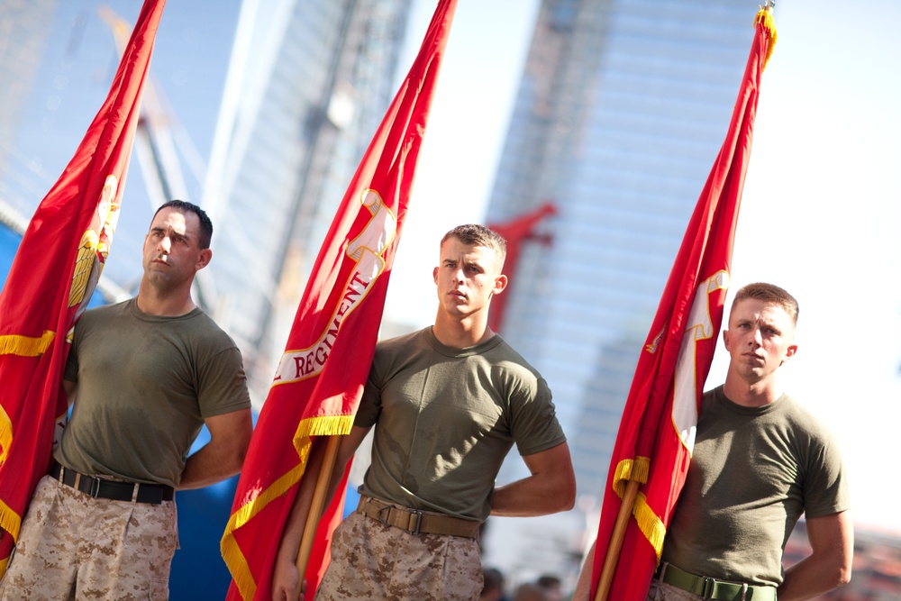 Marines Lead Run to Ground Zero -- Fleet Week New York 2011