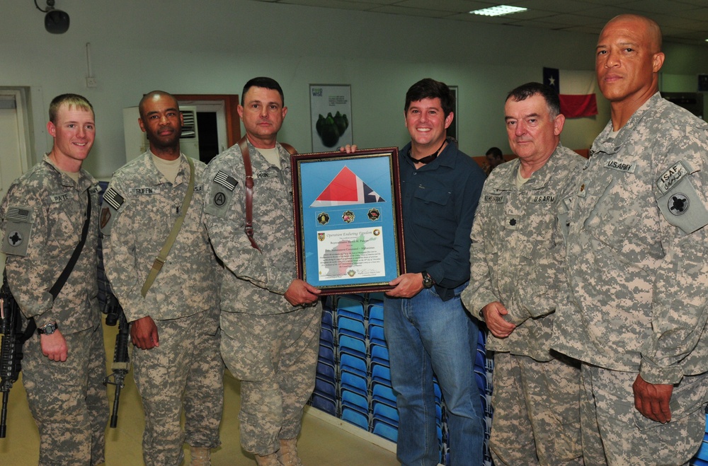 Congressman Steven Palazzo visits Mississippi soldiers and airmen deployed to Afghanistan