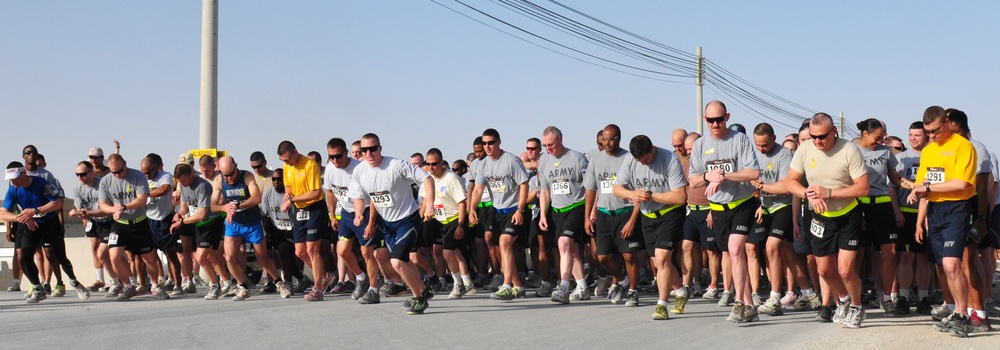 Memorial Day 5K at Kandahar Airfield, Afghanistan