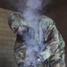 M50 gas mask and MOPP suit training