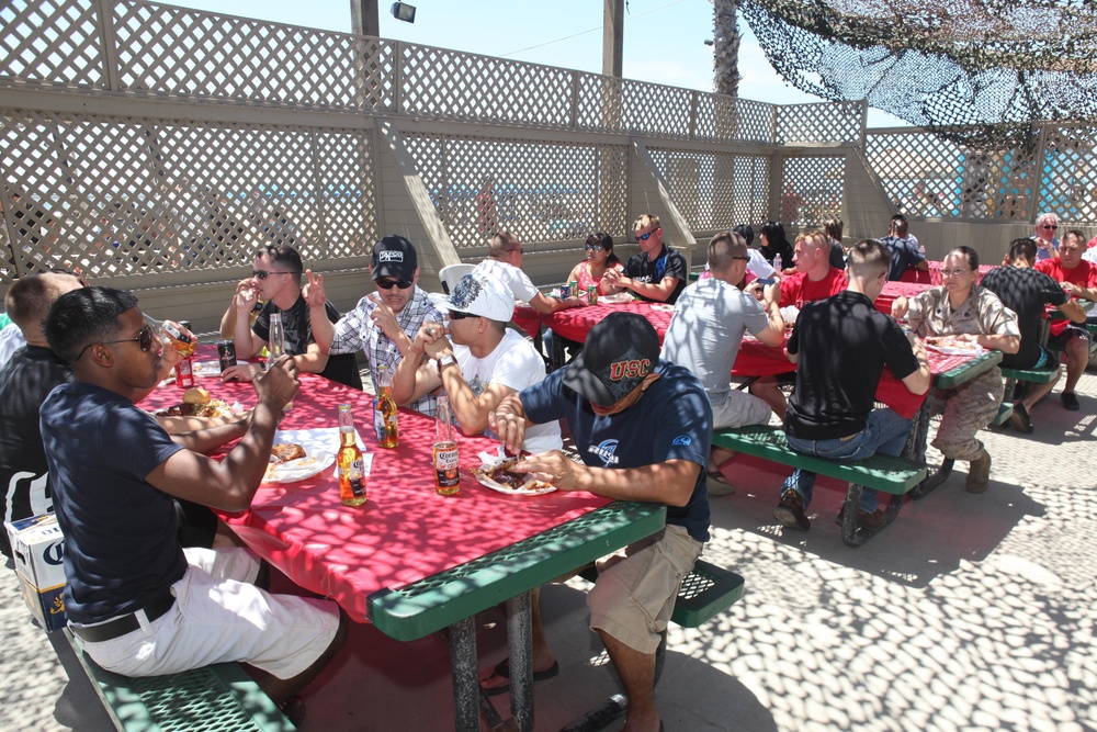 15th MEU holds BBQ before Memorial Day 96