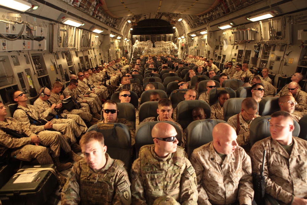 Marine Attack Squadron 513 Marines deploy to Afghanistan