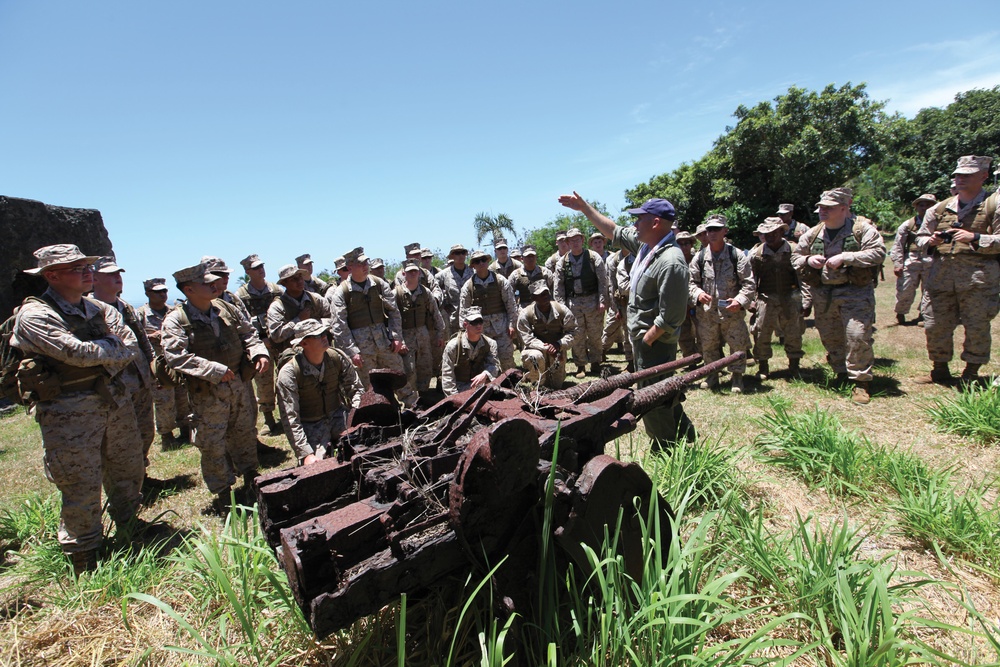 MTACS-18 Marines visit Iwo Jima