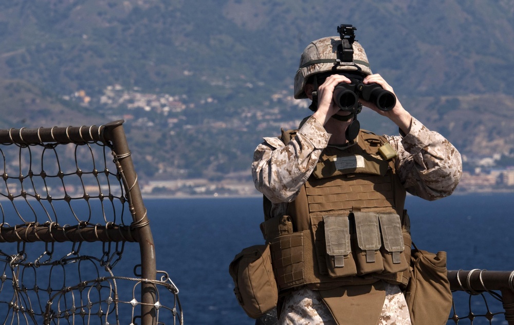 USS Whidbey Island action