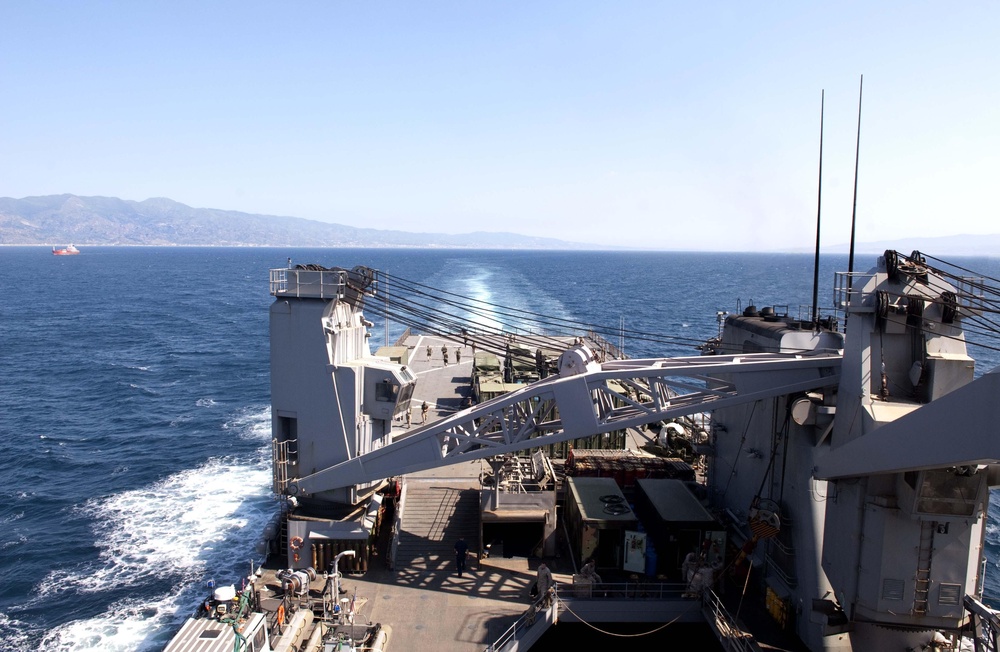 USS Whidbey Island action