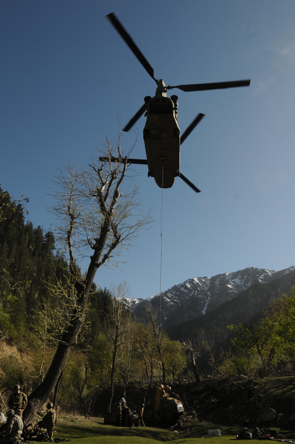 Mi-17 helicopter recovery