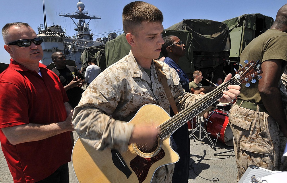 USS Whidbey Island action