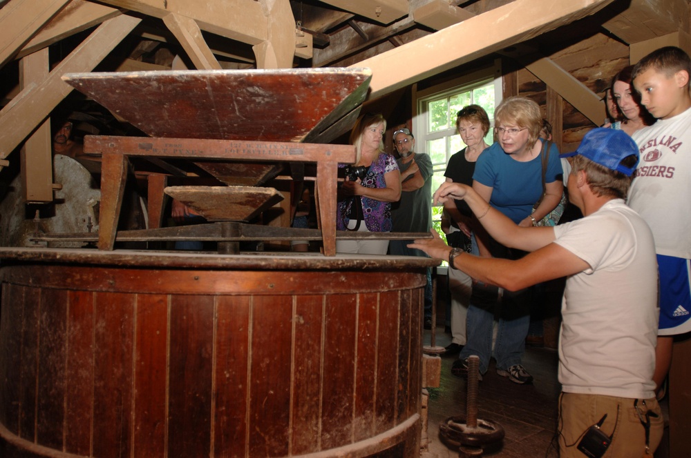 Historic Corps gristmill operates during cornbread festival