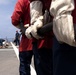 USS Whidbey Island flight deck drill