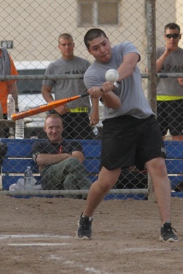 Work hard, play hard: Sports in Iraq keep morale high