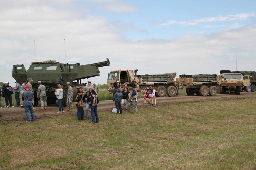 Kansas Guard artillery battalion showcased new rocket system