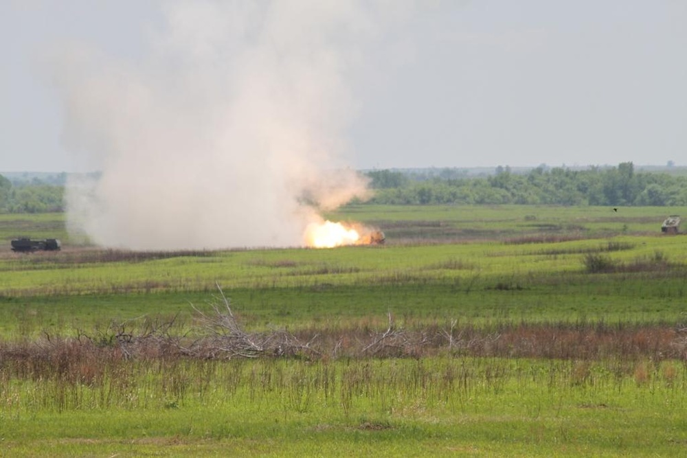 Kansas Guard artillery battalion showcased new rocket system