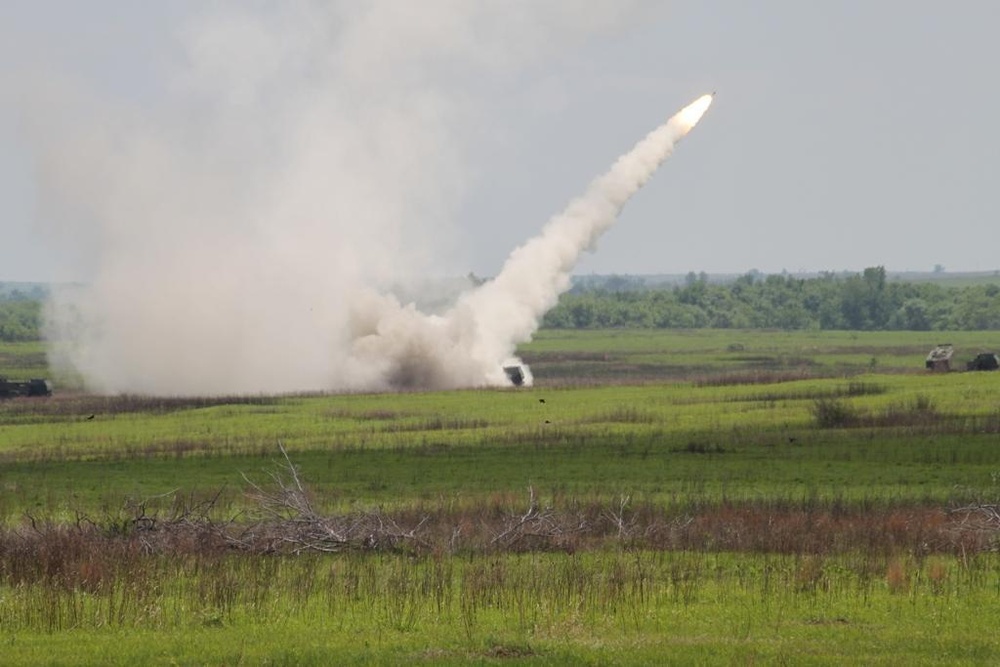 Kansas Guard artillery battalion showcased new rocket system