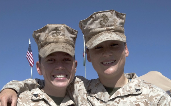 Aine and Aisling Feaser promoted in Afghanistan