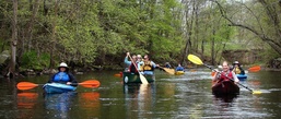 Paddling down the Quinebaug