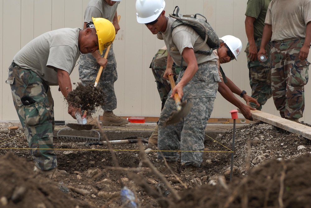 716th Engineer Company in Haiti
