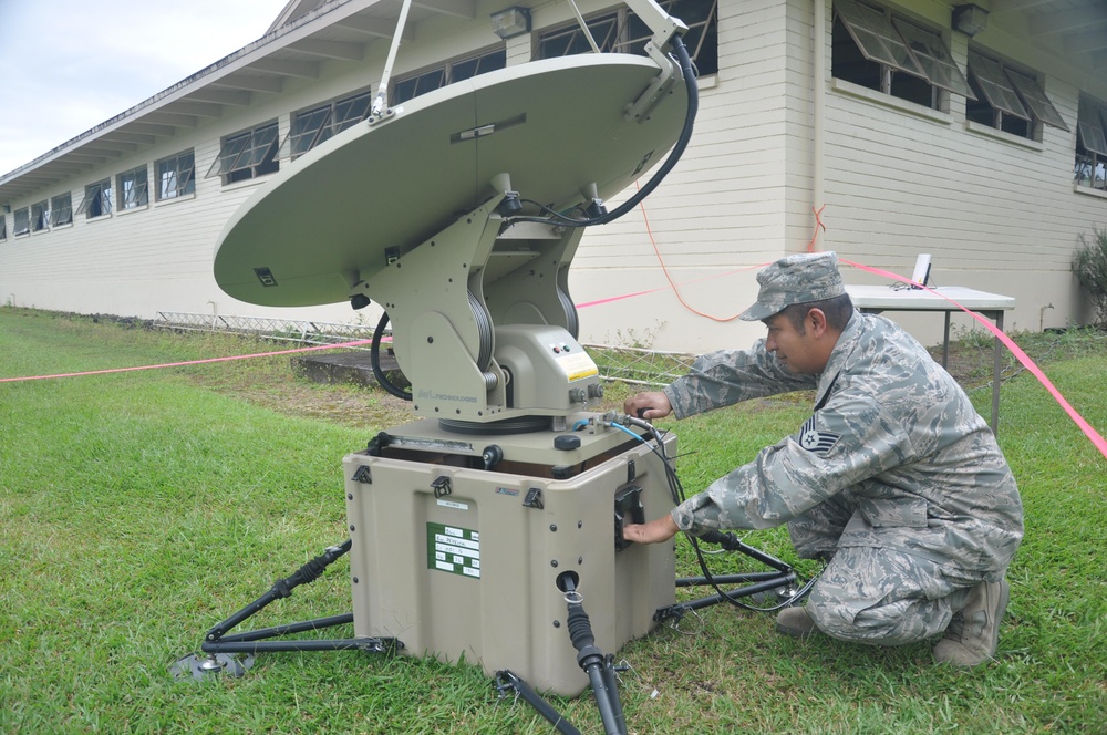 National Guard Soldiers and Airmen, from Alaska, California and Nevada deploy to Hilo, Hawaii to participate Hawaii National Guard’s Disaster preparedness exercise Makani Pahili.