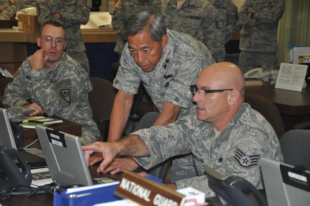 National Guard soldiers and airmen, from Alaska, California and Nevada deploy to Hilo, Hawaii to participate Hawaii National Guard’s Disaster preparedness exercise Makani Pahili