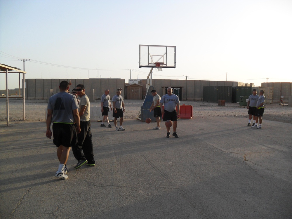 370th Transportation Company’s Sunday cookouts