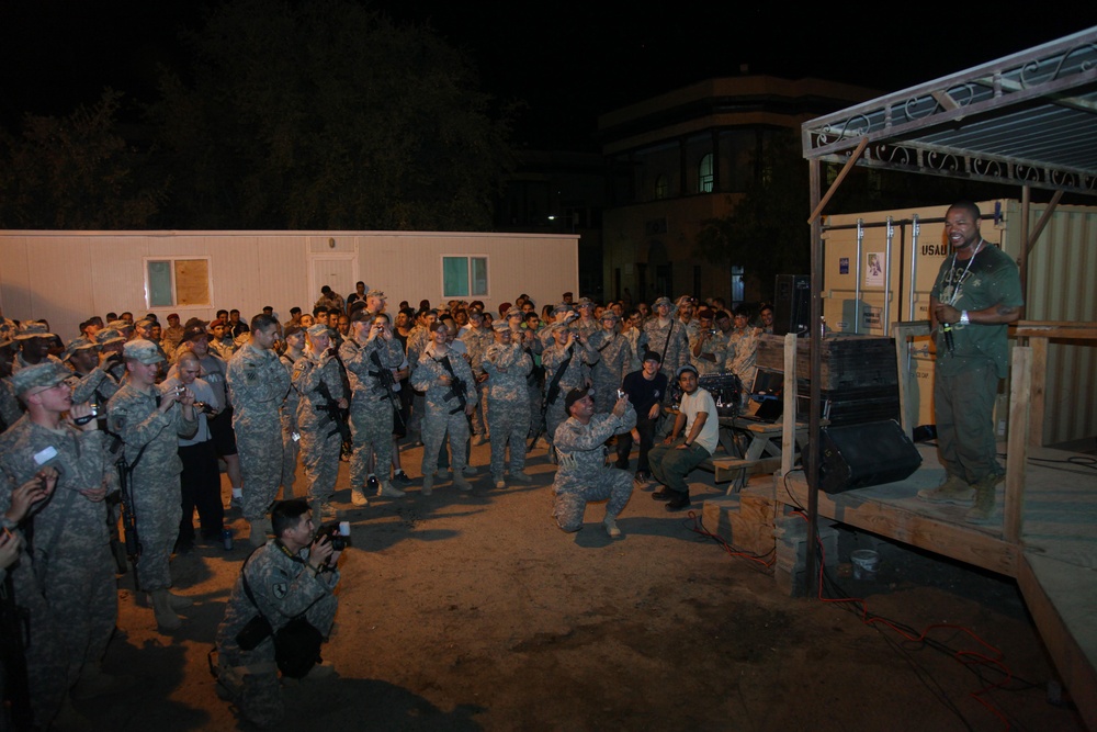Rapper Xzibit visits Iraq