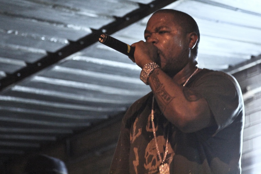 Xzibit performs for soldiers in Baghdad