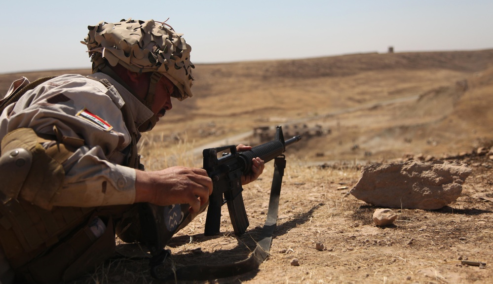 Live fire exercise at Guzlani Warrior Training Center