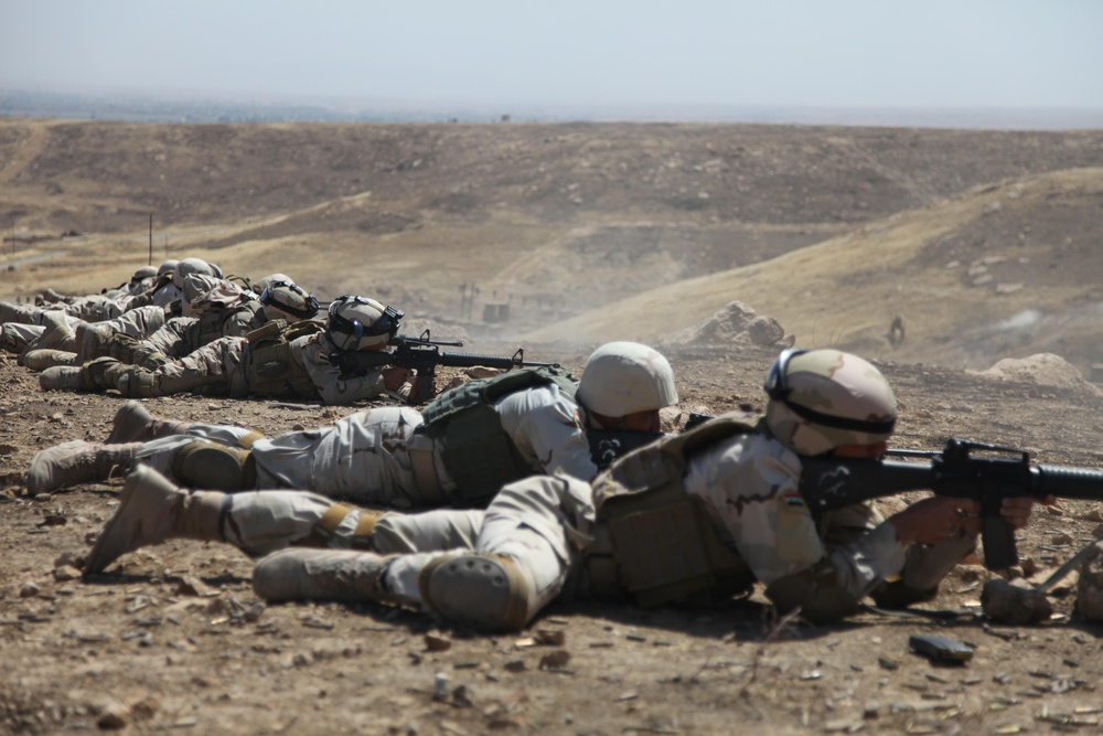 Live fire exercise at Guzlani Warrior Training Center