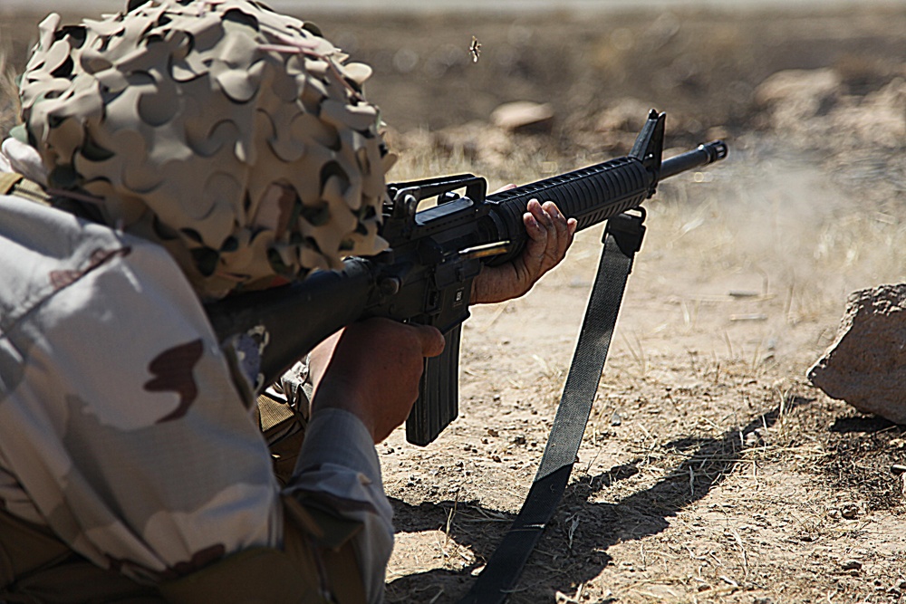 Live fire exercise at Guzlani Warrior Training Center