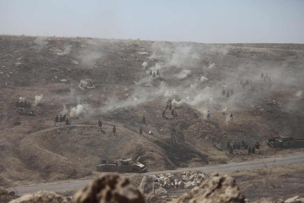 Live fire exercise at Guzlani Warrior Training Center