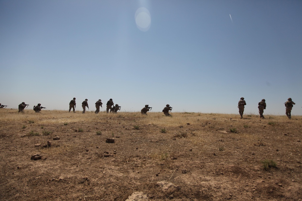 Live fire exercise at Guzlani Warrior Training Center
