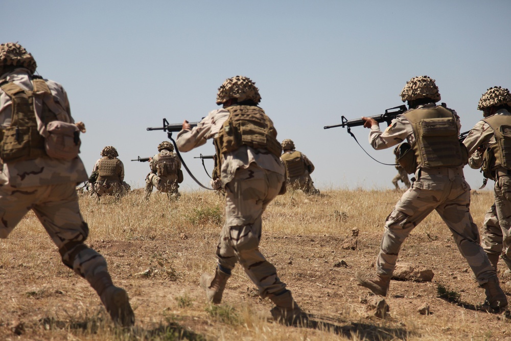 Live fire exercise at Guzlani Warrior Training Center