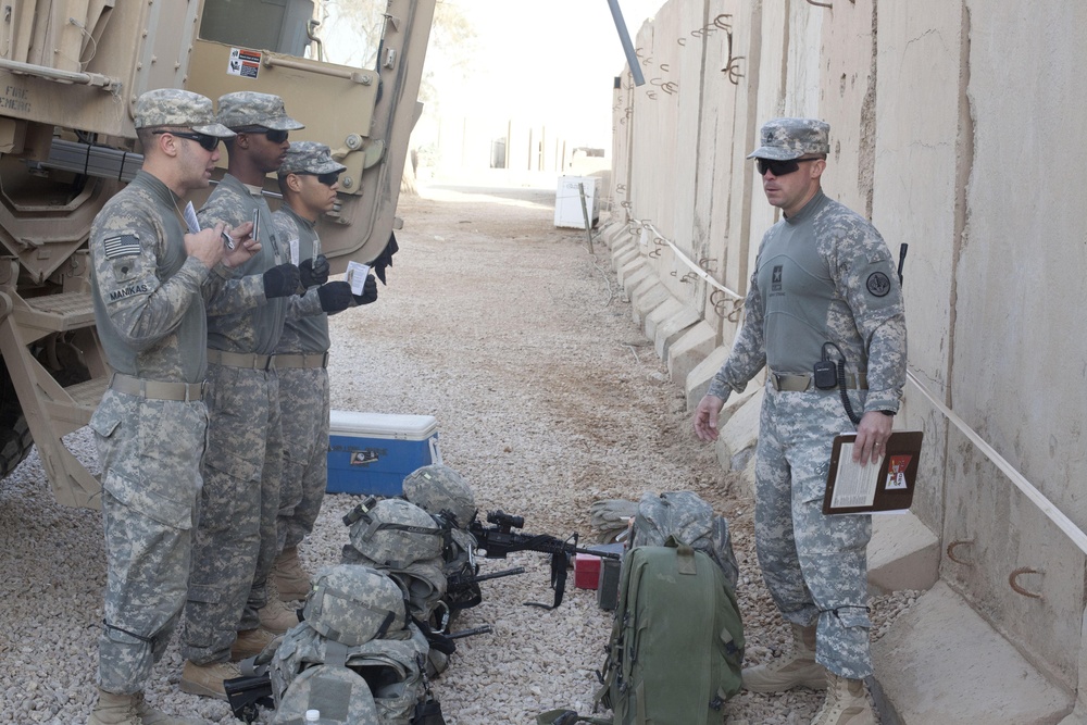 Safety checks at COS Kalsu