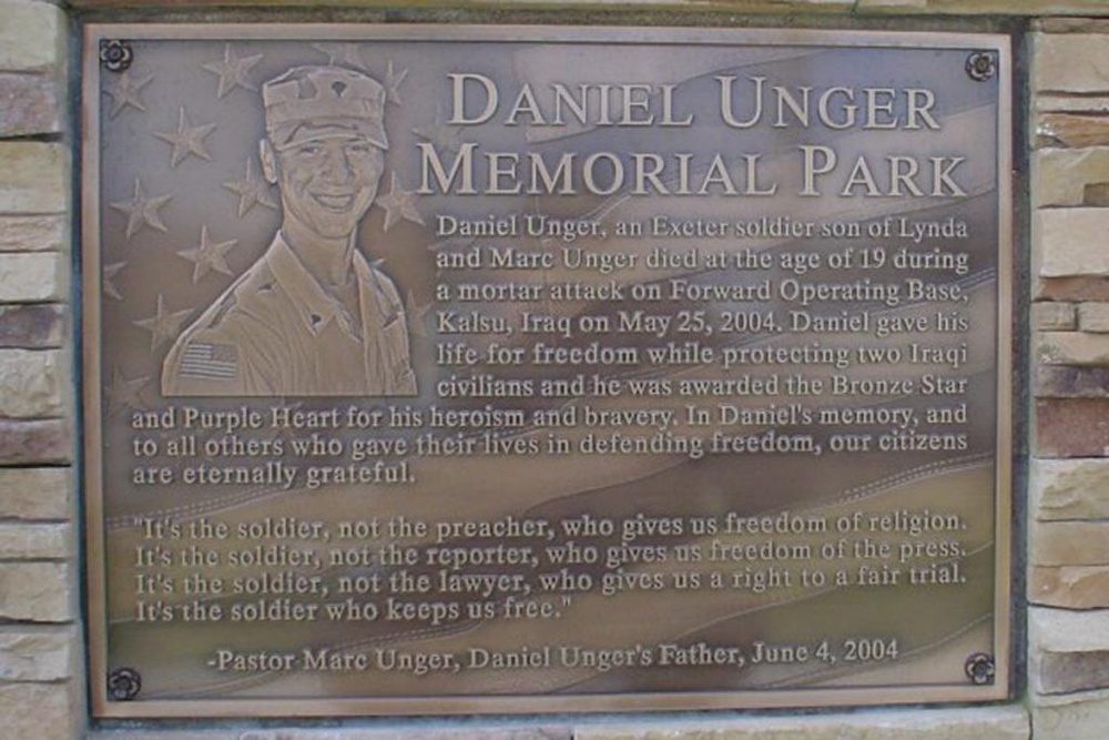 A fallen hero is honored