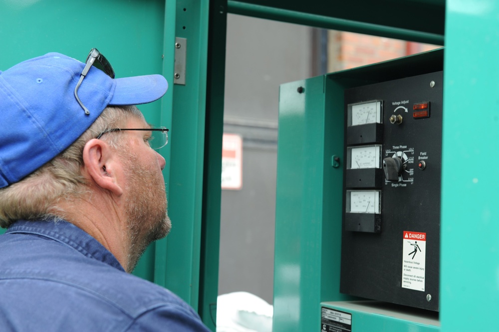 Gernerator to maintain power at Well House 1 if necessary